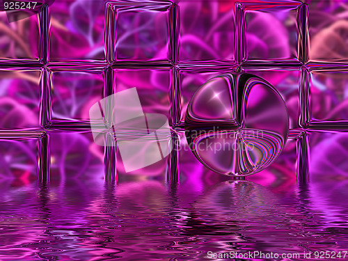 Image of abstraction glass background