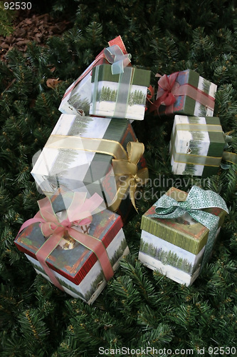Image of Christmas boxes