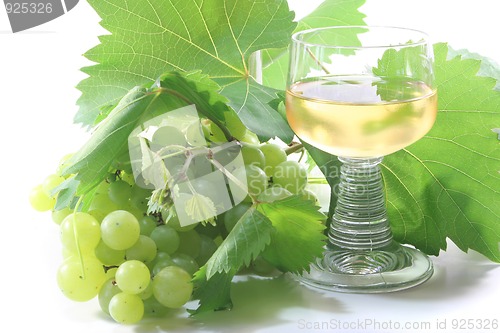 Image of a glass of white wine