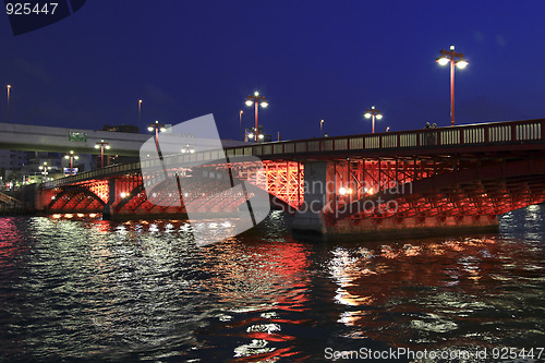 Image of bridge night