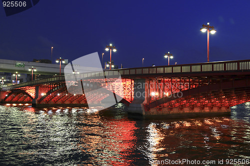 Image of bridge night