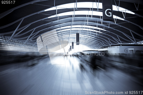 Image of interior of airport