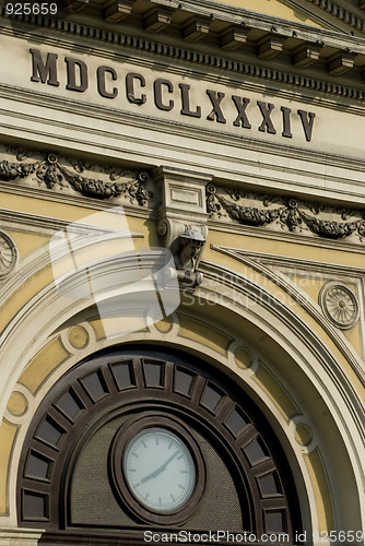 Image of Belgrade railway station detail