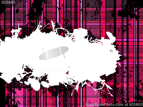 Image of Checkered Pink Grunge Background.