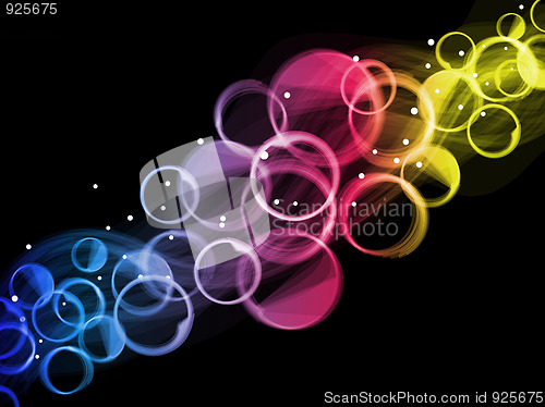 Image of Abstract colorful circles background.