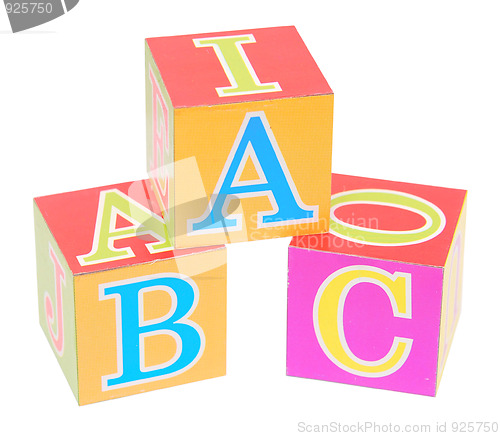 Image of alphabet block