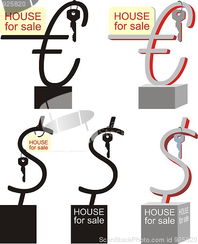 Image of Symbol sale of real estate 