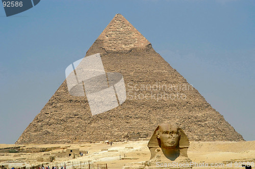 Image of Cheope pyramid and Sphynx