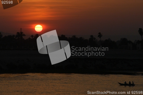 Image of Sailing sunset