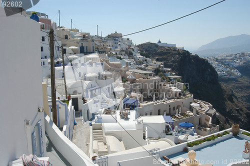 Image of Santorini by day