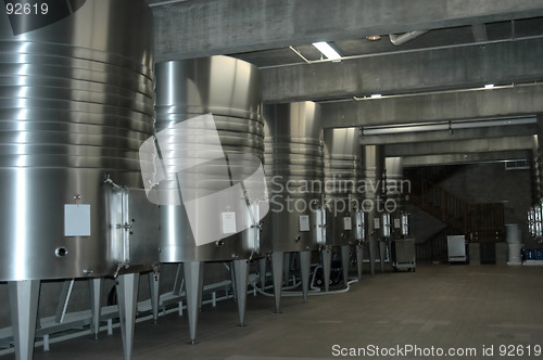 Image of Californian wine cellar