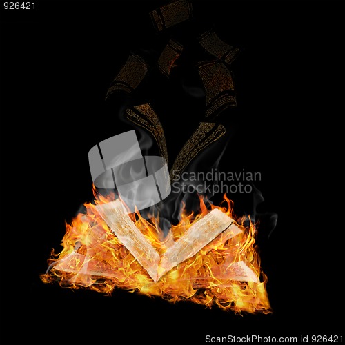 Image of manuscripts do not burn