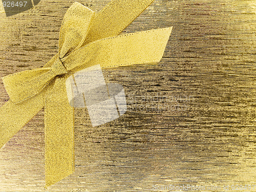 Image of golden bow