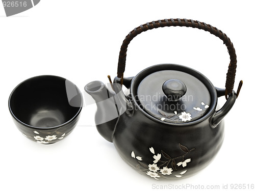 Image of tableware for chinese tea ceremony