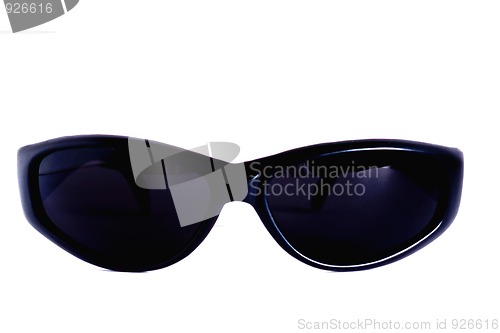 Image of Black sunglasses isolated on white