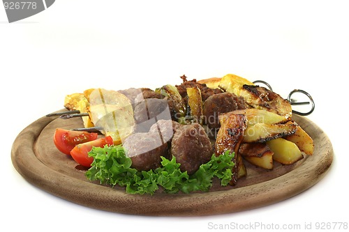 Image of Moroccan meat skewers