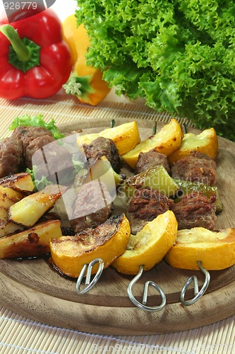 Image of Moroccan meat skewers