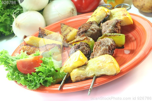Image of Moroccan barbecue skewers