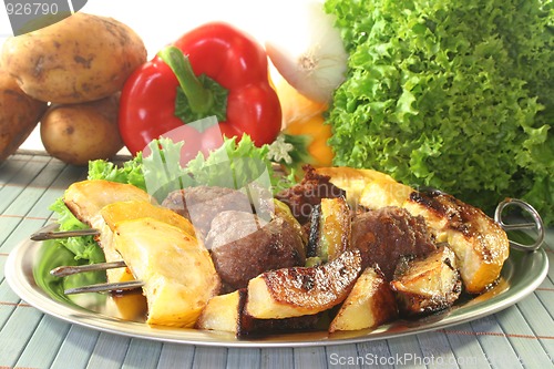 Image of Moroccan barbecue skewers