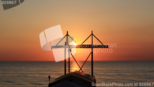 Image of Sea and sunset