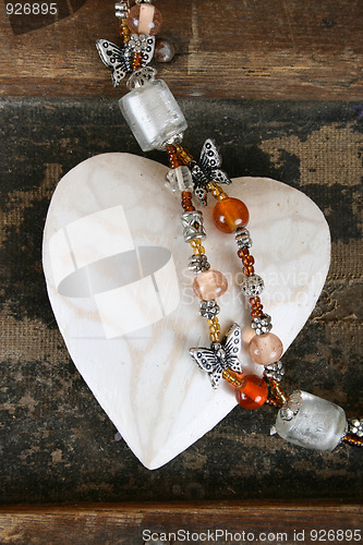 Image of Heart and beads