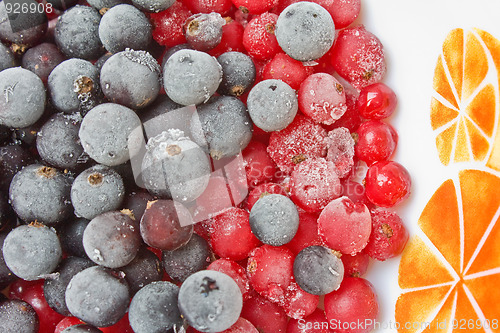 Image of Frozen blackberry and redcurrant 