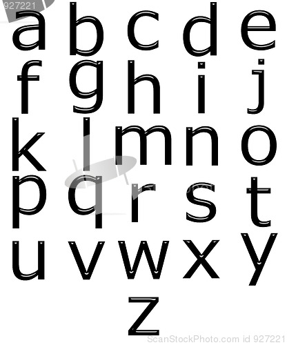 Image of 3D Alphabet