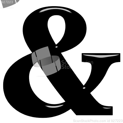 Image of 3D Ampersand