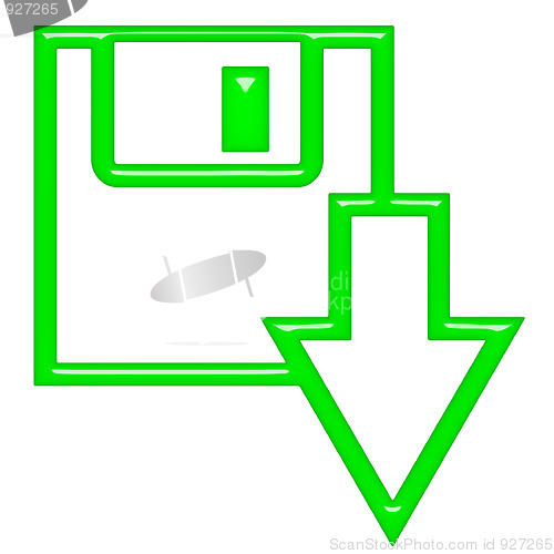 Image of 3D Download Button