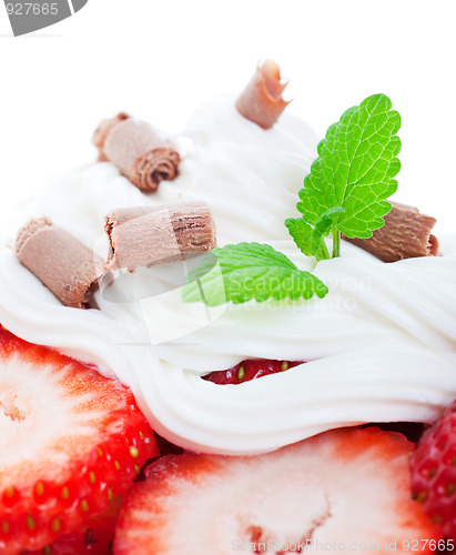 Image of Strawberries and Chocolate Curls