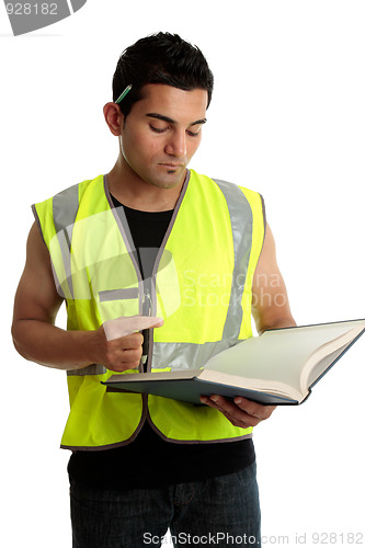 Image of Construction worker or student