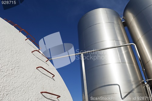 Image of Tanks in a winery