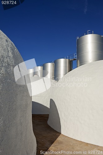 Image of Tanks in a winery