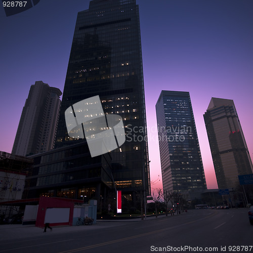 Image of light trails