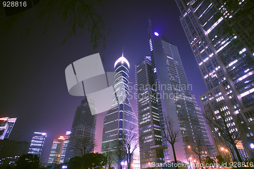 Image of night view of shanghai