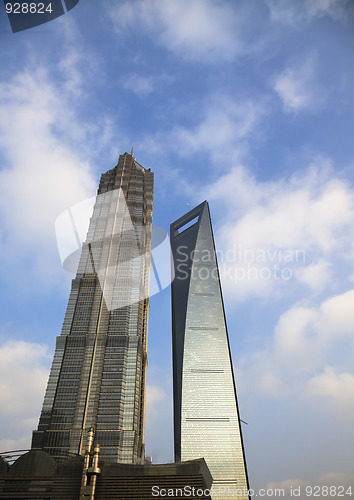 Image of skyscraper of shanghai