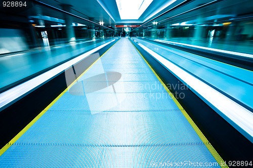 Image of escalator  