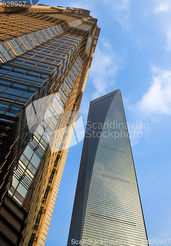 Image of skyscraper of shanghai