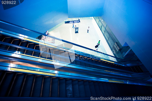 Image of escalator  