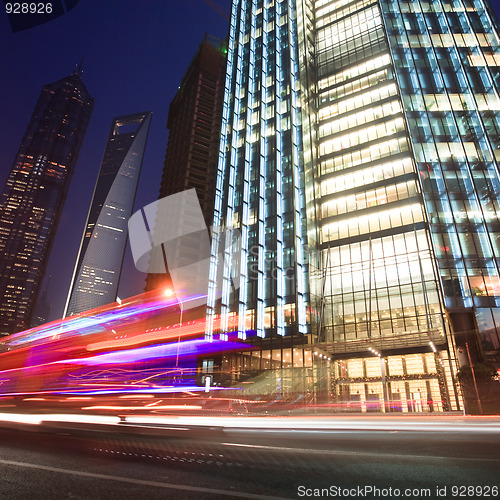 Image of light trails