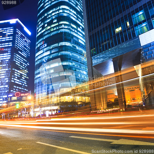 Image of light trails