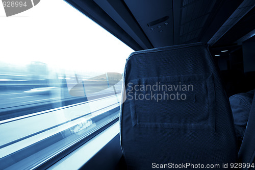 Image of interior of train