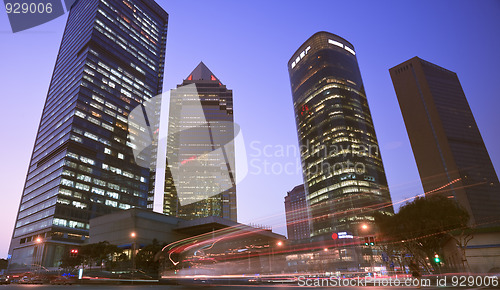 Image of light trails