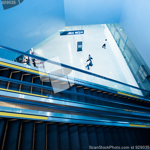 Image of escalator  