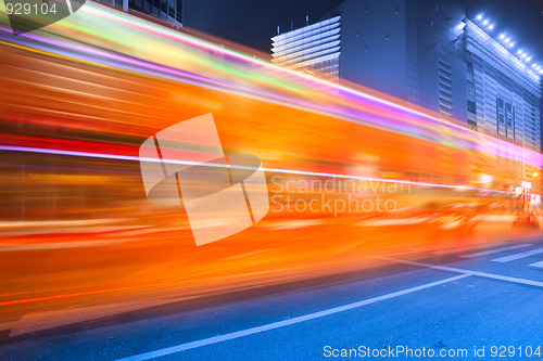 Image of light trails