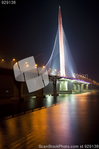 Image of bridge night