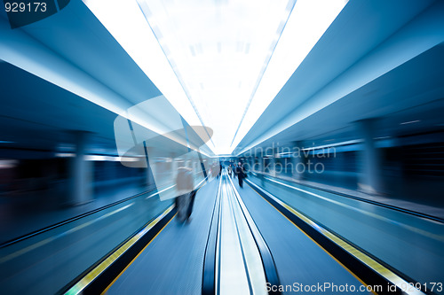 Image of escalator  