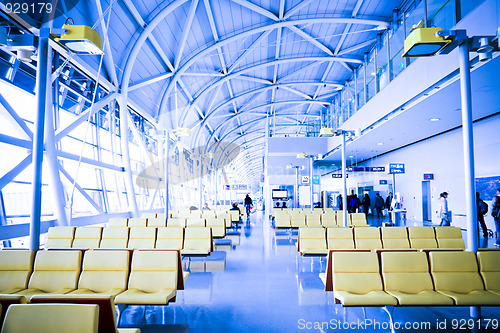 Image of interior of airport