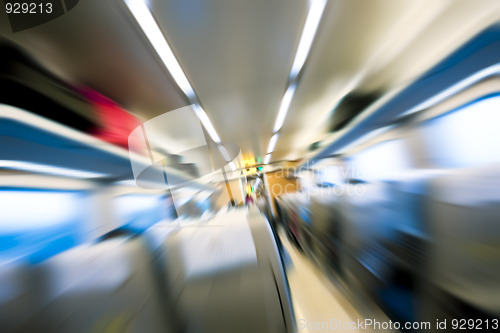 Image of interior of train