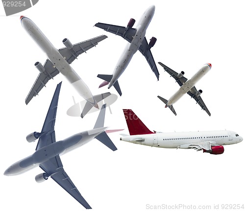 Image of airplane collection